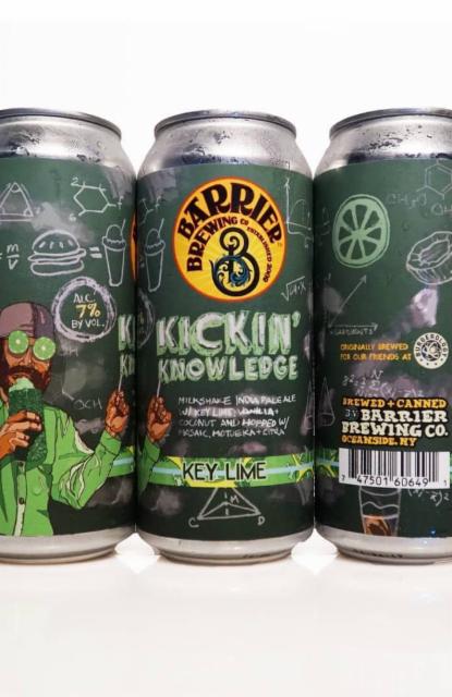 Kickin' Knowledge: Key Lime 7.0%, Barrier Brewing Company, United States