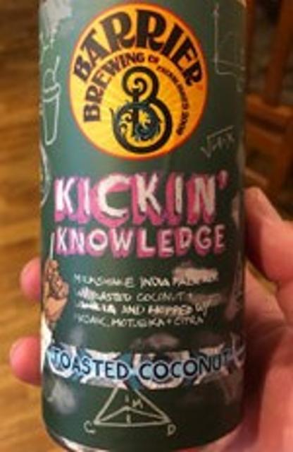 Kickin' Knowledge: Toasted Coconut 7.0%, Barrier Brewing Company, United States