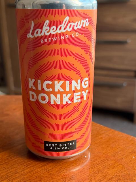 Kicking Donkey 4.2%, Lakedown Brewing Co., England