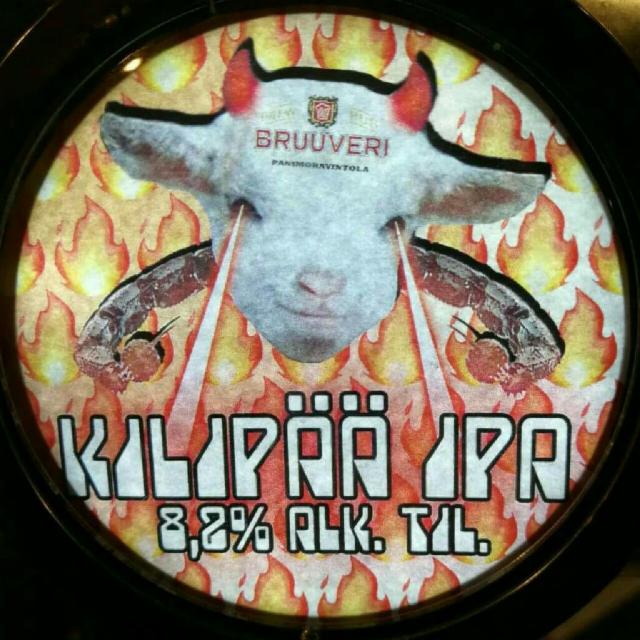 Kilipää IPA 8.2%, Panimoravintola Bruuveri, Finland