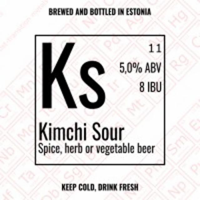 Kimchi Sour 5.0%, Elembeer Pruulikoda, Estonia