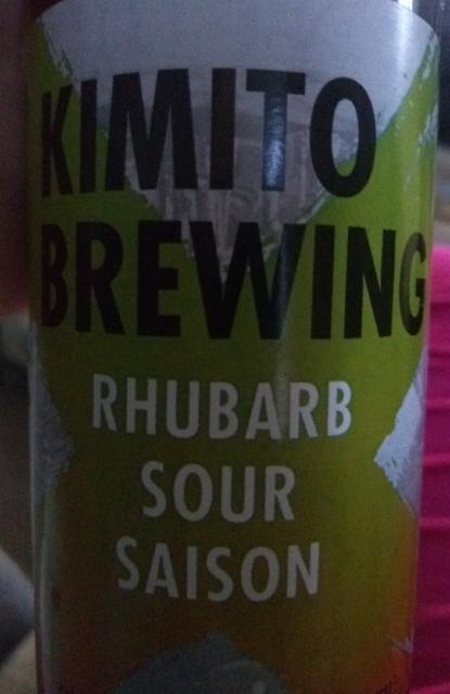 Rhubarb Sour Saison 6.2%, Kimito Brewing, Finland