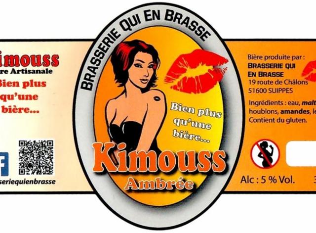 Kimouss Ambrée 5.0%, Brasserie Qui En Brasse (Kimouss), France
