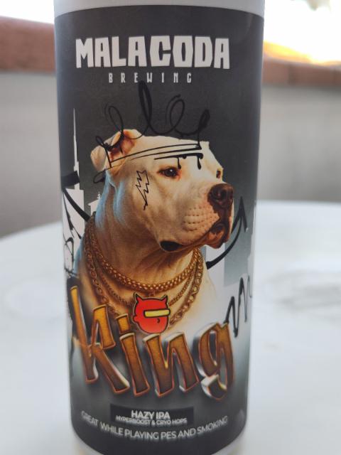King 6.4%, Malacoda Brewing, Italy