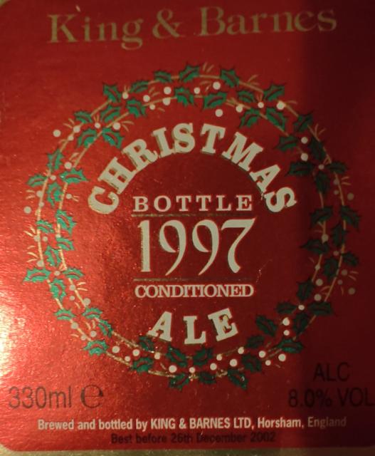 King & Barnes Christmas Ale, King & Barnes