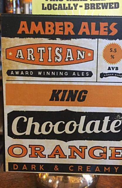 King Chocolate Orange 5.5%, Amber Ales, England