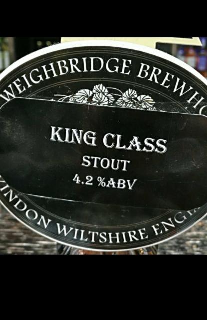 King Class 4.2%, The Weighbridge Brewhouse, England