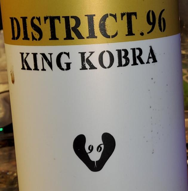 king cobra 8.0%, District 96 Beer Factory, United States