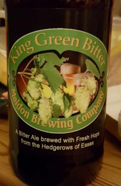 King Green Bitter 4.0%, Maldon Brewing Company, England