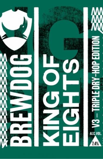 King Of Eights V3 Triple Dry-Hop Edition 7.4%, BrewDog, Scotland