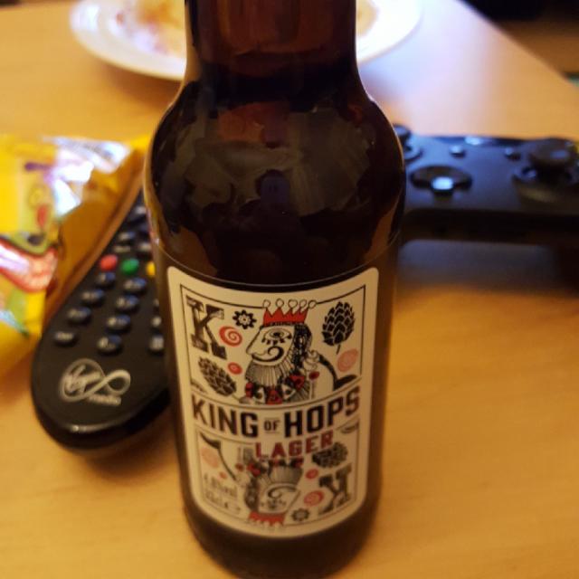 King of Hops Lager 4.6%, Meantime Brewing, England