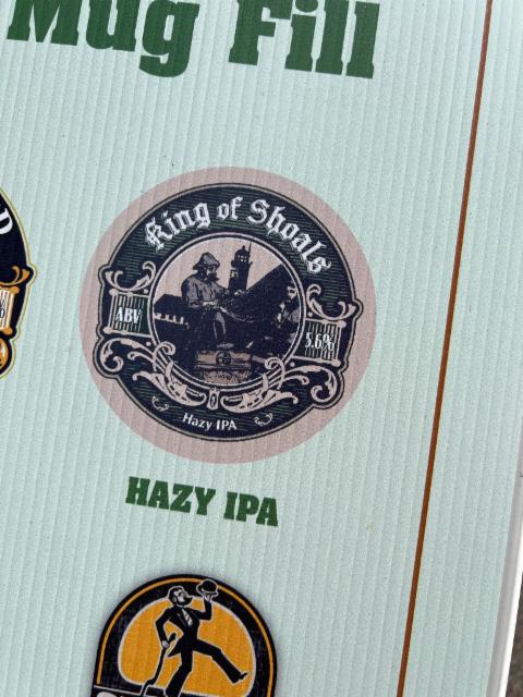 King of Shoals 5.6%, Crooked Can Brewing Company, United States