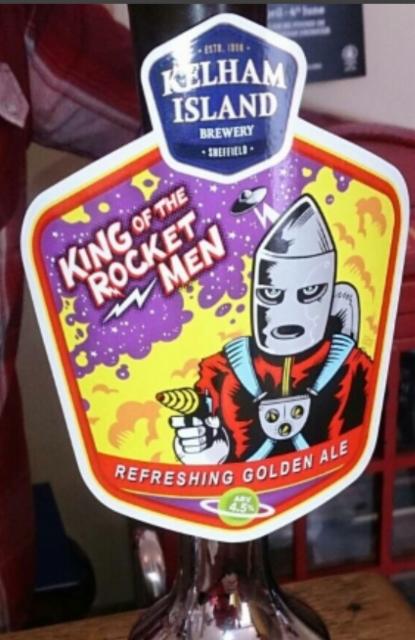 King Of The Rocket Men 4.5%, Kelham Island Brewery, England