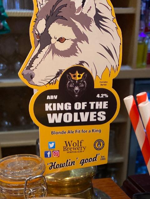 King of the wolves 4.8%, The Wolf Brewery, England