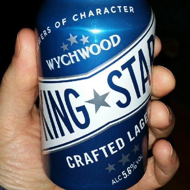 King Star Crafted Lager 5.6%, Wychwood Brewery (Marston's Brewery), England
