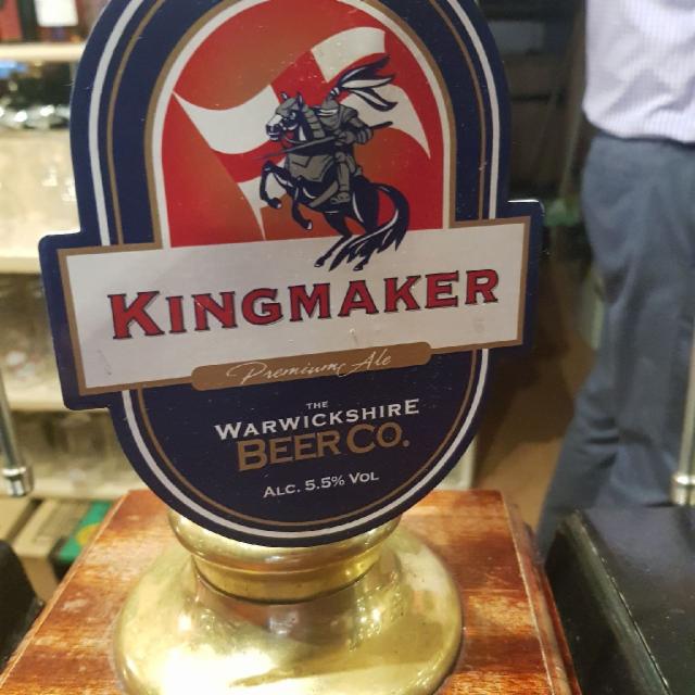 Kingmaker 5.5%, The Warwickshire Beer Co., England