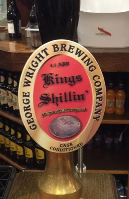 Kings Shillin' 4.5%, George Wright Brewing Company, England