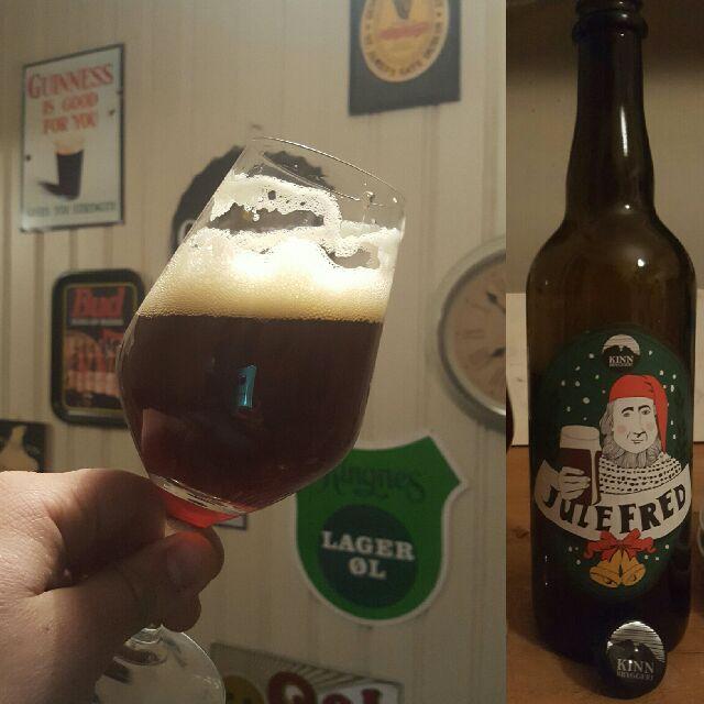Kinn Julefred 4.7%, Kinn Bryggeri, Norway
