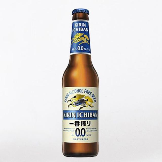 Kirin Ichiban 0.0 / 一番搾ン 0.0 0.0%, Kirin Brewery Company, Japan