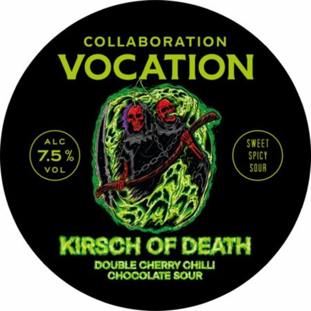 Kirsch Of Death 7.5%, Vocation Brewery, England