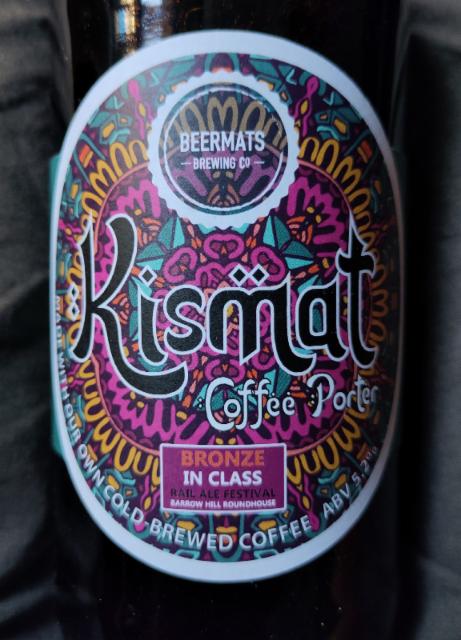 Kismat 5.2%, Beermats Brewing Co, England