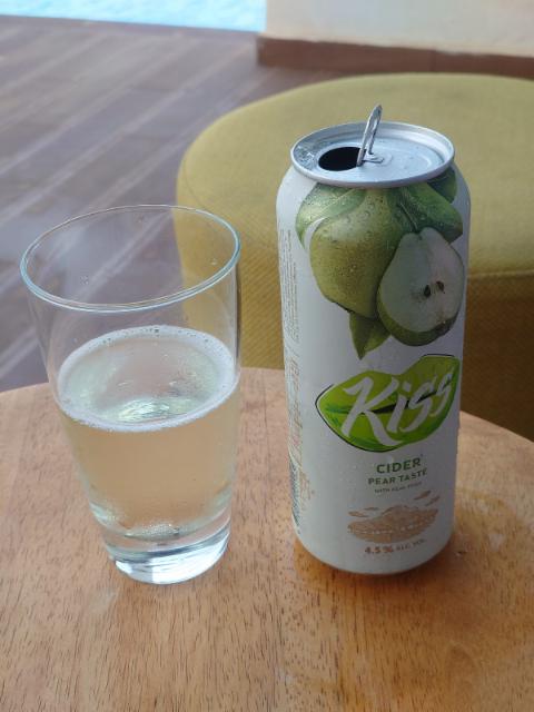 Kiss Cider Pear Taste 4.5%, Švyturys (Carlsberg), Lithuania