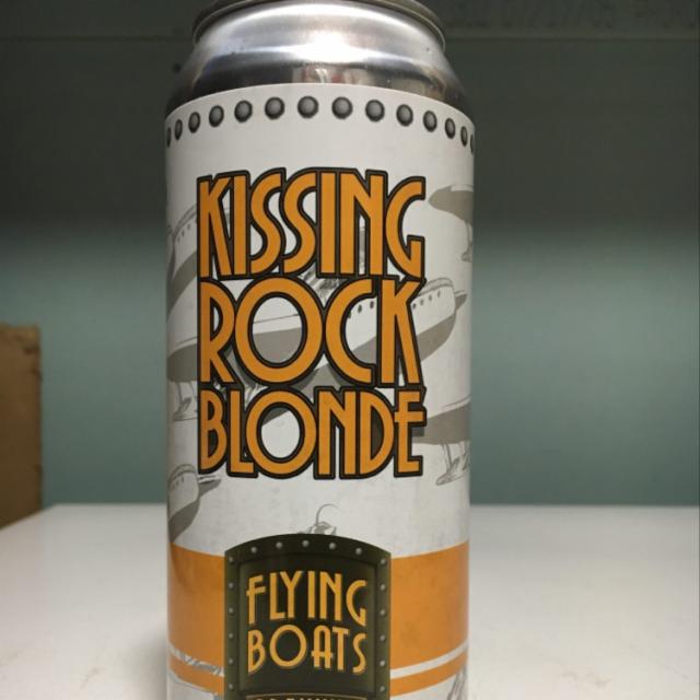 Kissing Rock Blonde 5.3%, Flying Boats Brewing, Canada