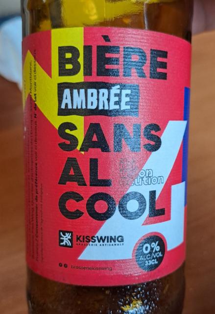 Kiss'Wing Ambrée Sans Alcool 0.0%, Kiss'Wing, France