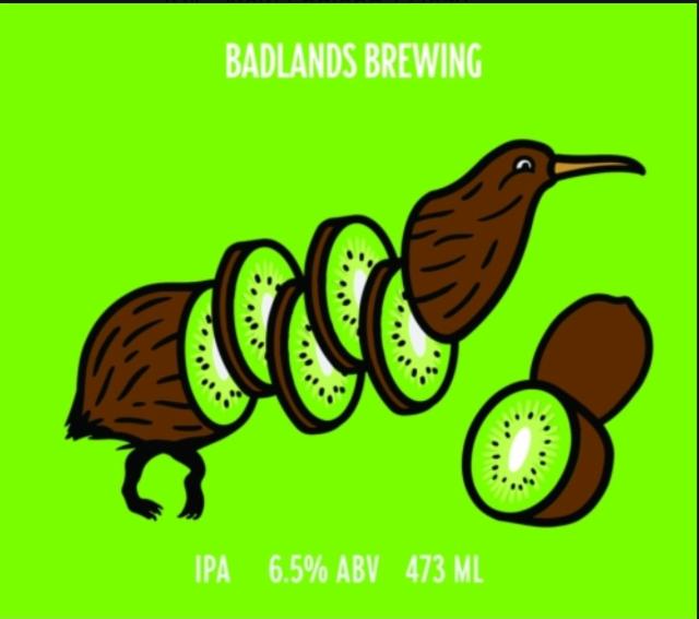 Kiwi 2025 6.5%, Badlands Brewing Company, Canada