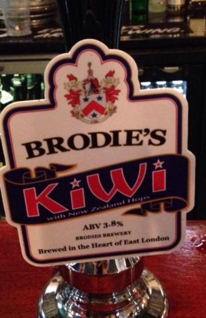 Kiwi 3.8%, Brodie's, England
