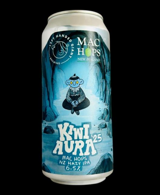 kiwi aura '25 mac hops, Left Handed Giant Brewing