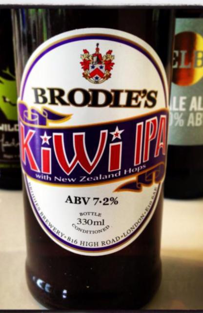 Kiwi IPA 7.2%, Brodie's, England