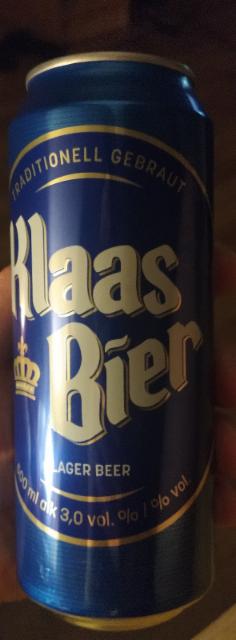Klaas Bier 3.0%, Mercator Ljubjana, Slovenia
