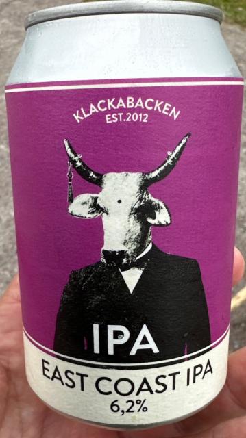 Klackabacken East coast ipa 6.2%, Klackabackens Bryggeri, Sweden