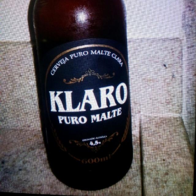 Klaro Puro Malte 4.5%, Cervejaria Klaro, Brazil