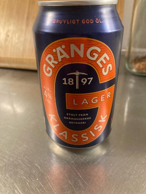 Klassisk Lager, Grängesbergs Bryggeri (Spendrups Bryggeri)