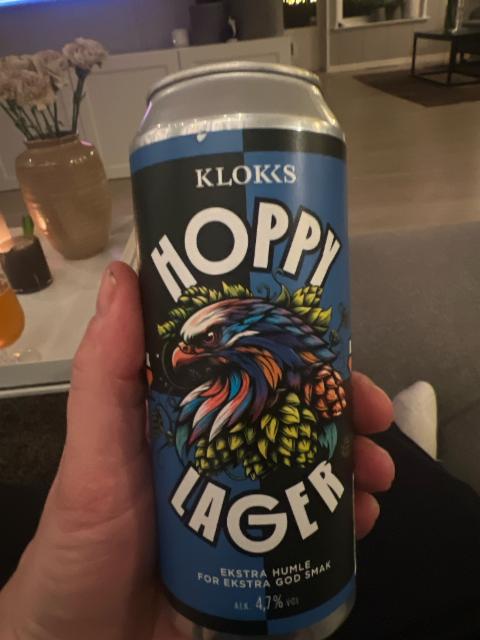 Klokks Hoppy lager 4.7%, Klokk & Co., Norway