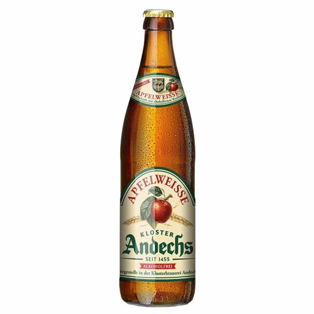 Kloster Andechs Apfelweisse Alkoholfrei 0.5%, Klosterbrauerei Andechs, Germany