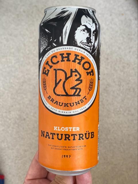 Kloster Naturtrüb 5.2%, Brauerei Eichhof (Heineken), Switzerland