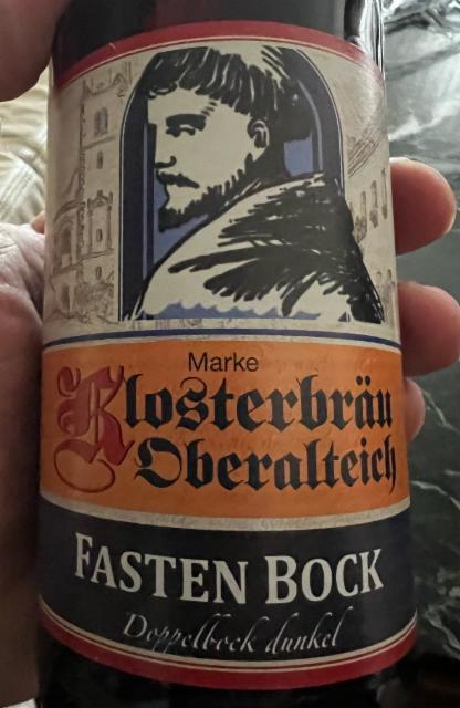 Klosterbräu Oberalteich Fasten Bock 7.2%, Arcobräu Gräfliches Brauhaus, Germany