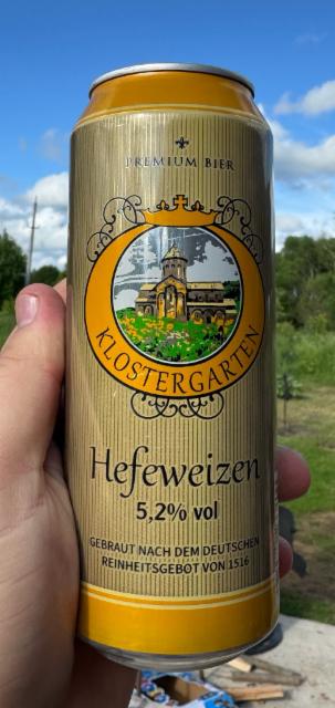 Klostergarten Nefeweizen 5.2%, Privatbrauerei Eibau, Germany