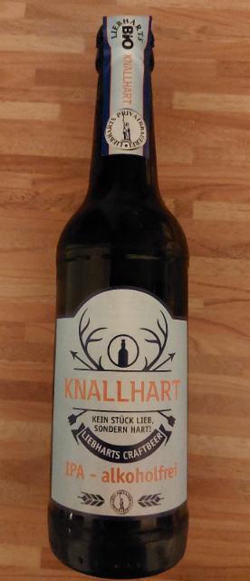 Knallhart IPA -alkoholfrei 0.0%, Liebharts Privatbrauerei, Germany
