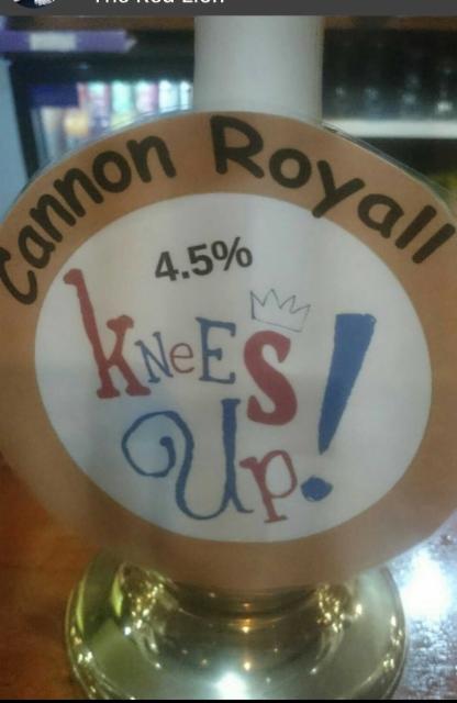 Knees Up! 4.5%, Cannon Royall Brewery, England