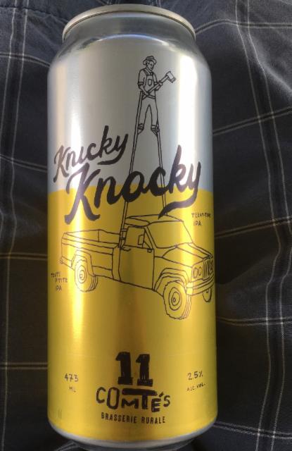 Knicky-knocky 2.5%, Brasserie 11 Comtés, Canada