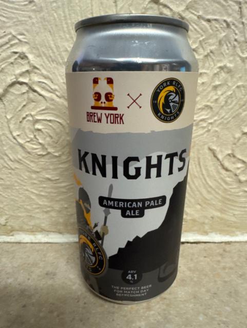Knights 4.1%, Brew York, England