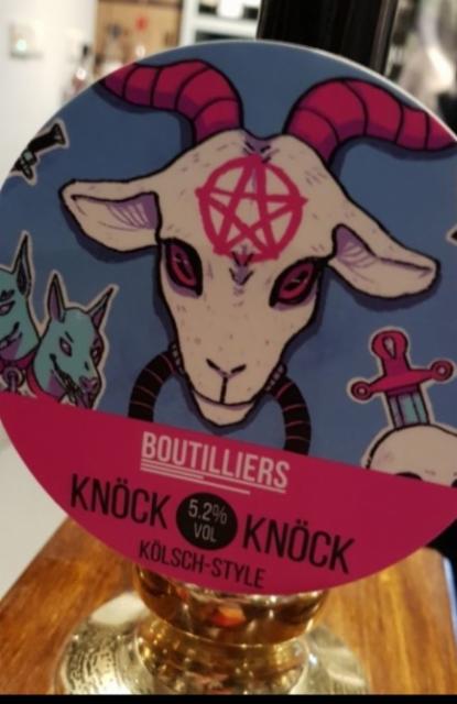 Knock Knock 5.2%, Boutilliers Ltd, England