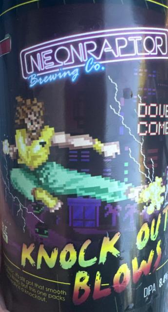 Knock out blows 8.4%, Neon Raptor Brewing Co., England