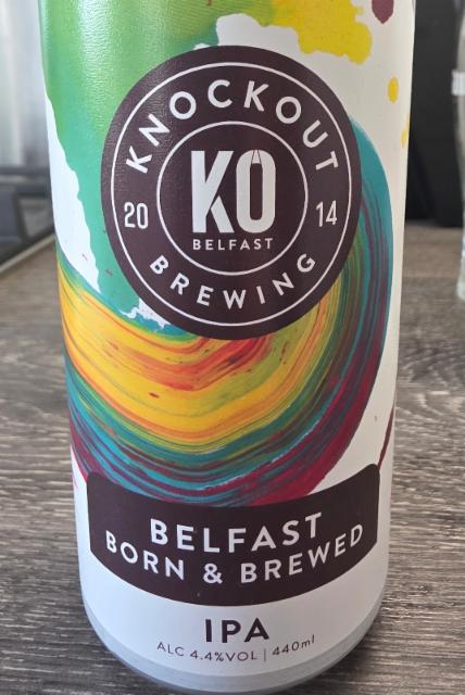 knockout ipa 4.4%, Knockout Brewing, Northern Ireland