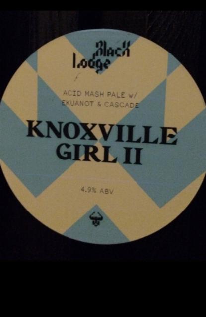 Knoxville Girl II 4.9%, Black Lodge Brewing, England