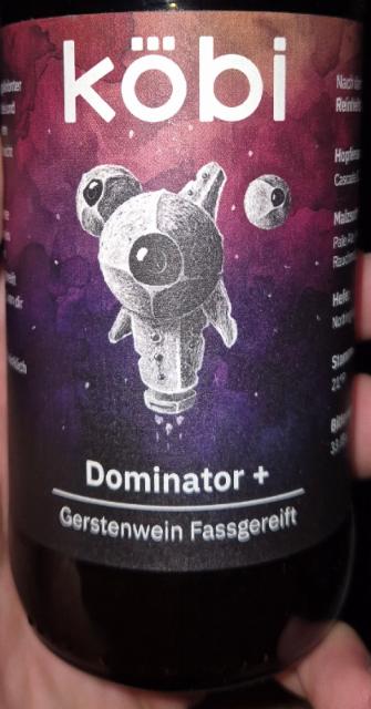 köbi dominator gerstenwein fassgereift, Königsbrunner Biermanufaktur